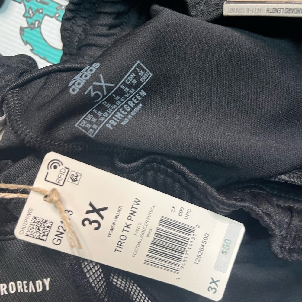 Adidas jogger pants sz 3xl black - Picture 9 of 9